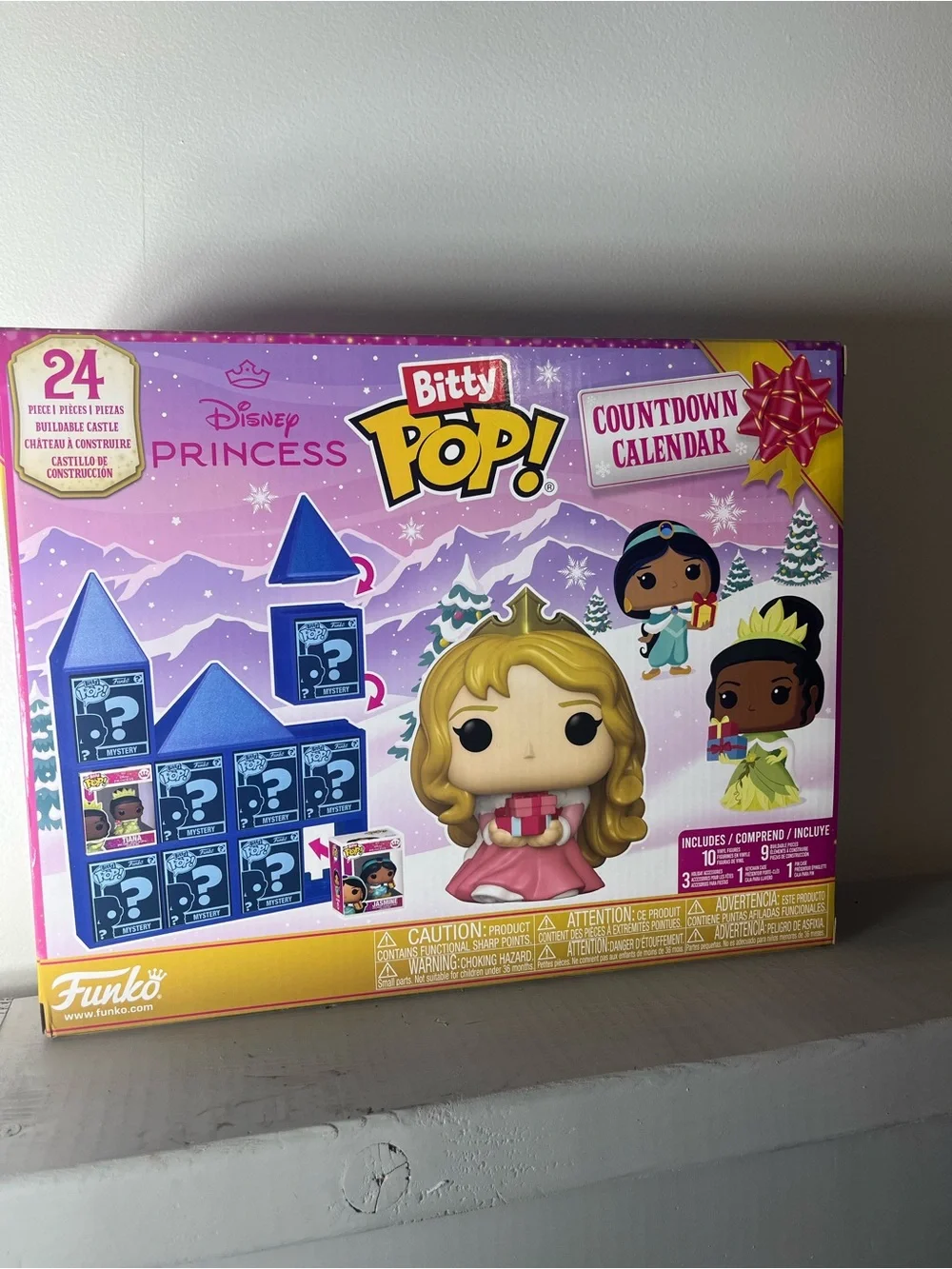 Disney Bitty Pop Princess Count down advent calendar BRAND NEW SEaled